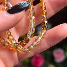 Load image into Gallery viewer, Citrine Ombre Facet Bead Bracelet
