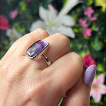 Load image into Gallery viewer, Amethyst 925 Sterling Silver Ring - Size O
