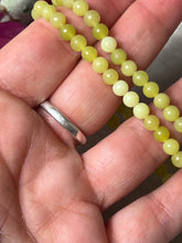 Load image into Gallery viewer, Yellow Jade - 4mm Bead Bracelet
