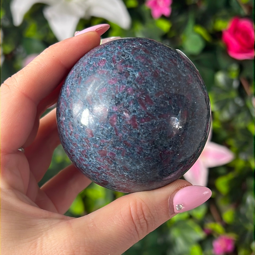 Ruby in Kyanite Sphere 65mm