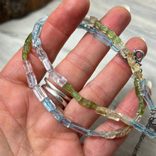 Load image into Gallery viewer, Mix Topaz Bar Bracelet - Sterling
