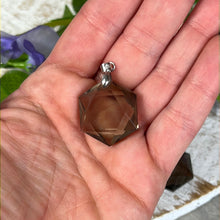 Load image into Gallery viewer, Smoky Quartz Star 925 Sterling Silver Pendant
