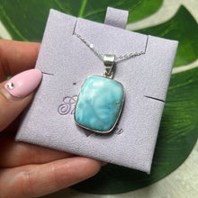 Load image into Gallery viewer, Larimar 925 Sterling Pendant
