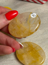 Load image into Gallery viewer, Golden Healer Palm Worry Stone
