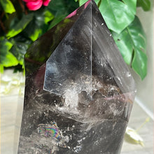 Load image into Gallery viewer, XL Smoky Quartz &amp; Lodolite Tower Point with Phantoms 6KG
