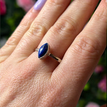 Load image into Gallery viewer, Lapis 925 Sterling Silver Ring -  Size Z
