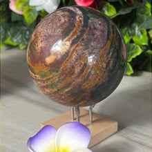 Load image into Gallery viewer, XL Ocean Jasper Sphere
