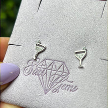 Load image into Gallery viewer, Cocktail Party Celebration Birthday Zircona 925 Sterling Studs Earrings
