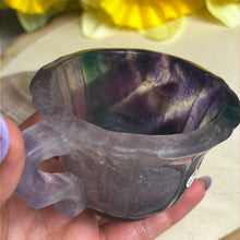 Load image into Gallery viewer, Fluorite Hand Carved Cup
