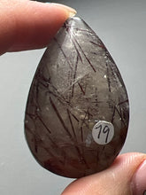 Load image into Gallery viewer, RARE Red Rutile in Quartz Teardrop
