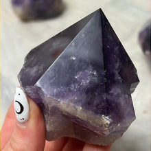 Load image into Gallery viewer, Amethyst Half &amp; Half Polished Raw Tower Points
