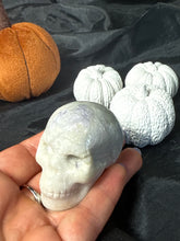 Load image into Gallery viewer, Hackmanite White Sodalite Skull
