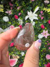 Load image into Gallery viewer, RARE Red Rutile in Quartz Teardrop
