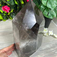 Load image into Gallery viewer, XL Smoky Quartz &amp; Lodolite Tower Point with Phantoms 6KG
