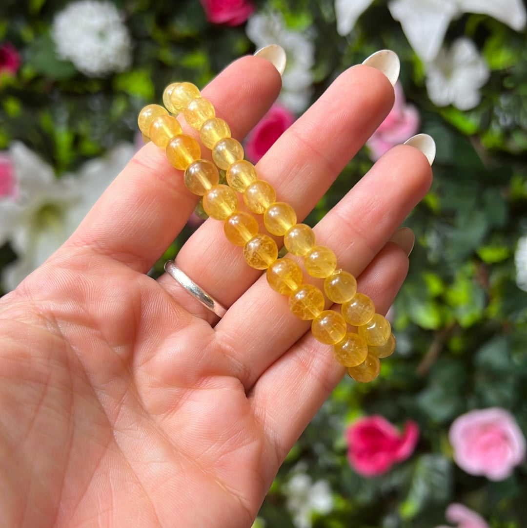 Yellow Fluorite Bracelet