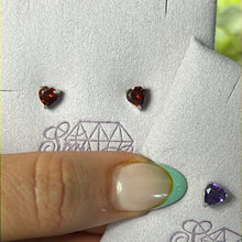 Load image into Gallery viewer, Mini Heart 925 Sterling Studs
