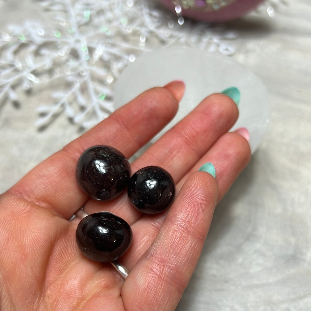 Garnet Polished tumble tumblestone