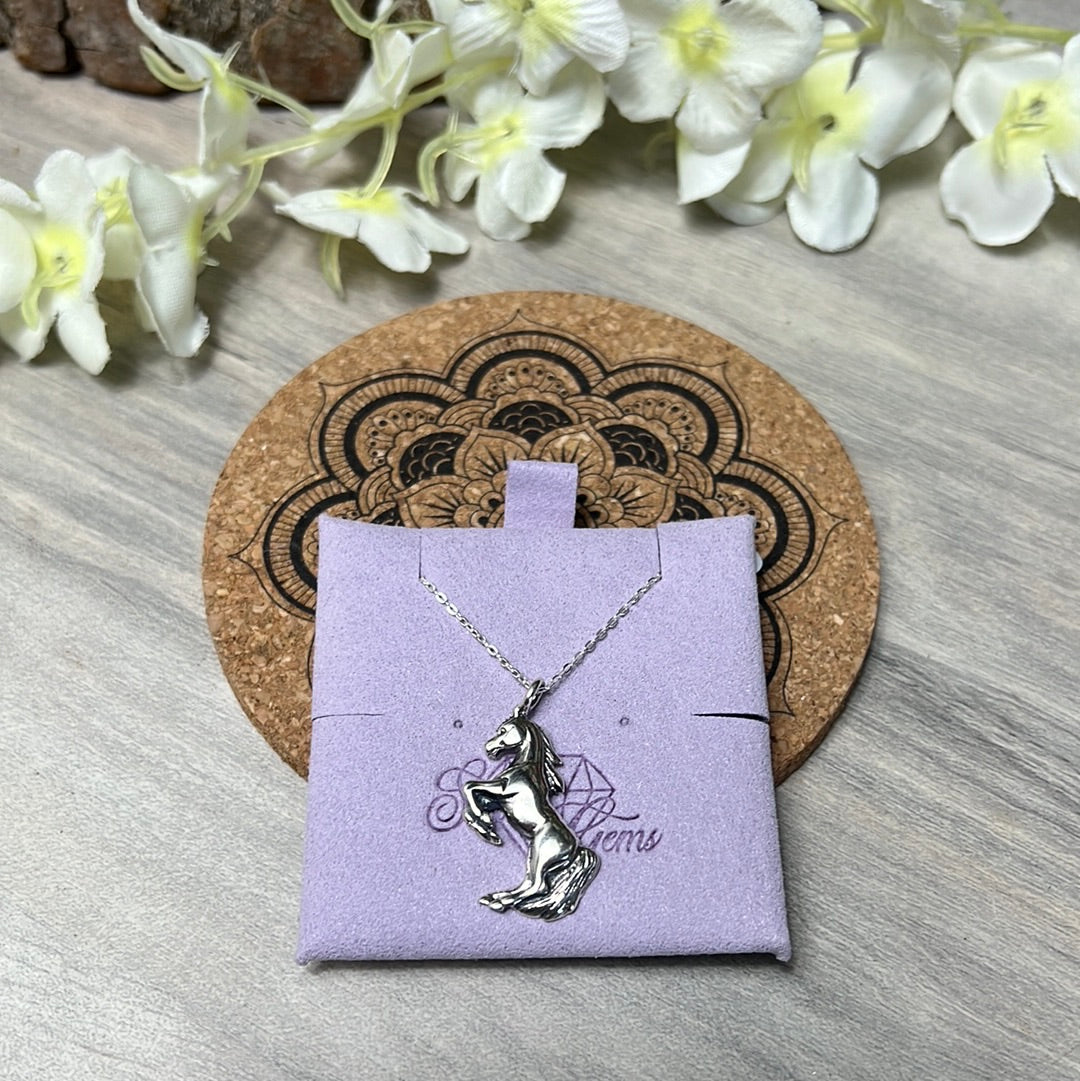 Horse - 925 Sterling Silver Pendant