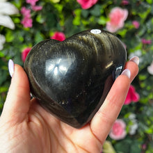 Load image into Gallery viewer, Golden Obsidian Large Heart
