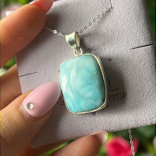 Load image into Gallery viewer, Larimar 925 Sterling Pendant
