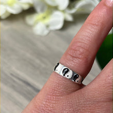 Load image into Gallery viewer, YingYang - Mini Iddy Diddy - ( child / toe ) Adjustable 925 Sterling Silver Ring
