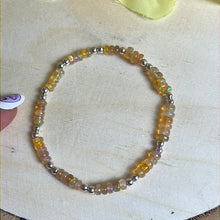 Load image into Gallery viewer, Ethiopian Opal Bead Bracelet - elastic
