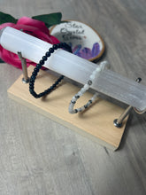 Load image into Gallery viewer, Bracelet Selenite Charging Jewellery Stand Holder
