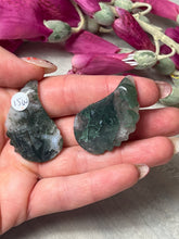 Load image into Gallery viewer, Moss Agate Angel wings
