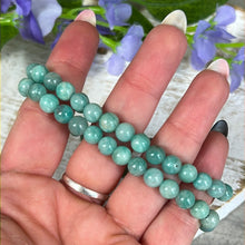 Load image into Gallery viewer, A GRADE Amazonite Bead Bracelet
