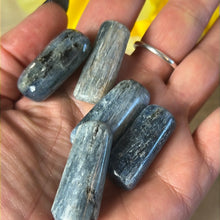 Load image into Gallery viewer, A Kyanite Polished Tumble Tumblestone
