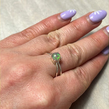 Load image into Gallery viewer, Ethiopian Opal 925 Sterling Silver Ring - Size P
