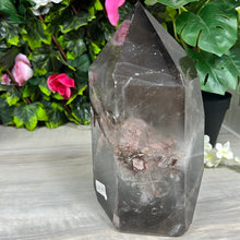 Load image into Gallery viewer, 6kg Smoky Quartz &amp; Lodolite Tower Point with Phantoms
