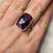 Load image into Gallery viewer, Amethyst 925 Sterling Silver Ring - Size R 1/2 - S
