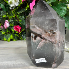 Load image into Gallery viewer, 6kg Smoky Quartz &amp; Lodolite Tower Point with Phantoms
