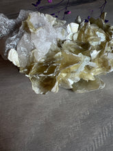 Load image into Gallery viewer, Rare Golden Star Mica plus calcite &amp; quartz Specimen
