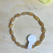 Load image into Gallery viewer, Ethiopian Opal Bead Bracelet - elastic
