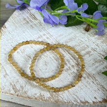 Load image into Gallery viewer, Golden Rutile - 4mm Bead Bracelet
