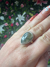 Load image into Gallery viewer, Moss Agate 925 Sterling Silver Ring - Size N 1/2
