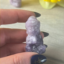 Load image into Gallery viewer, Lepidolite Baby Buddha
