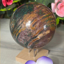 Load image into Gallery viewer, XL Ocean Jasper Sphere
