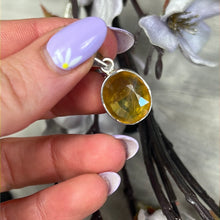 Load image into Gallery viewer, Yellow Sapphire - Sterling 925 Silver Pendant RARE
