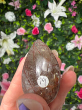 Load image into Gallery viewer, RARE Red Rutile in Quartz Teardrop
