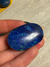 Load image into Gallery viewer, Azurite Palm Stone
