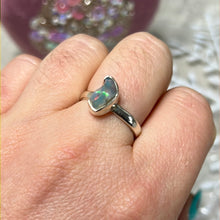 Load image into Gallery viewer, Ethiopian Opal Raw 925 Sterling Silver Ring - Size N 1/2
