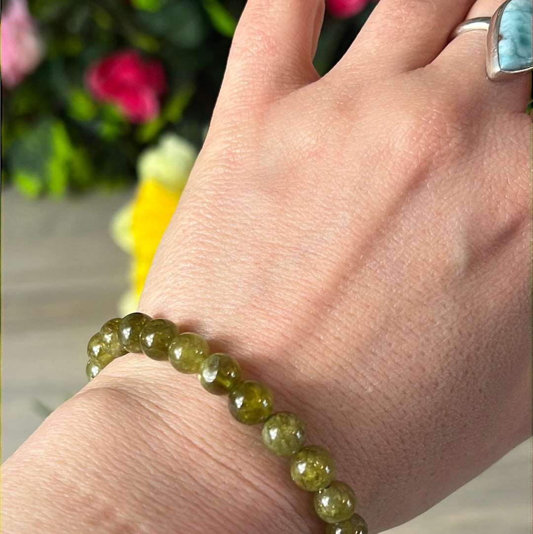 Rare Tsavorite Bead Bracelet