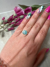 Load image into Gallery viewer, Apatite Raw 925 Sterling Silver Ring -  Size L 1/2
