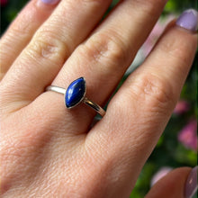 Load image into Gallery viewer, Lapis 925 Sterling Silver Ring -  Size Z
