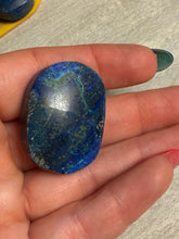 Load image into Gallery viewer, Azurite Palm Stone
