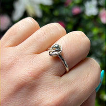 Load image into Gallery viewer, Astrophyllite 925 Sterling Silver Ring - Size O
