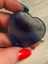 Load image into Gallery viewer, Blue Fluorite Palm Worry Stone
